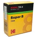 Kodak Txr-464 Tri-x Reverse, Schwarz-weiß, Silent Super 8 Film, 50-foot Cartridge, 7278 Film, Iso 200/160, Usa.