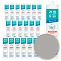 Premium-Bau-Silikon Otto Chemie Ottoseal S 110 Transparentgrau Glänzend Kartusch