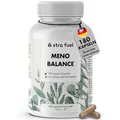 Wechseljahre Kapseln 180 Stück - Meno Balance - Natürliche Formel mit 500mg Yamswurzel, 340mg Rotklee, 200mg Baldrian-Extrakt, Eisen, Folsäure & B-Vitamine – laborgeprüfter Meno Komplex Wechseljahre