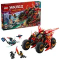 LEGO 71844 NINJAGO Ninja-Actionflitzer, 6 Minifiguren, 3-in-1-Ninja-Flitzer