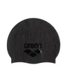 Arena Uni-Silikon-Badekappe für Damen und Herren, Fitness, Schwimmer, intensives Training, langlebig, weich, elastisch, Schwarz/Blau