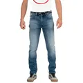 Riding Culture Tapered Slim Light Blue Motorrad Jeans, blau, Größe 29 34 für Männer