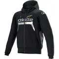 Alpinestars Chrome Ignition, Textiljacke - Schwarz/Neon-Gelb/Grau - 4XL