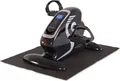 ELONEO 2in1 Arm- und Beintrainer Mini Bike Pedaltrainer mit Motor, inkl. Trainingsdisplay, Massage-Handgriffe Anti-Rutschmatte, ideal für Senioren, Mini Heimtrainer schwarz
