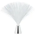 Relaxdays Glasfaserlampe Kunststoff Bunt Farbwechsel 33 cm x 33 cm x 33 cm 70 g
