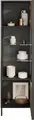 Home affaire Vitrine Everest Höhe 203 cm, Standvitrine mit 1 Tür Hochschrank, Anrichte, Soft/Self Closing, Korpus 22 mm