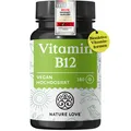 Nature Love® Vitamin B12-180 Tabletten - 500 µg pro Tablette - 2 aktive Formen