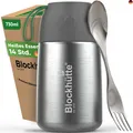 Edelstahl Thermobehälter für Essen I 730 ml I mit Löffel, Thermo Lunchbox für Ki