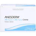 ANESDERM 25 mg/g + 25 mg/g Creme + 10 Pflaster 5X5 g