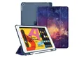 Fintie Tablet-Hülle für iPad 9. Gen 2021/8. Gen 2020/7. Gen 2019 10.2 Zoll mit Stifthalter, ultradünne leichte Case mit transparenter Rückseite & Auto Schlaf/Wach