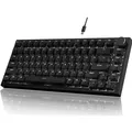 Tastatur Mechanisch Gaming RGB Beleuchtung Anti-Ghosting USB Kabel 75% 81 Tasten
