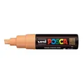 Uni Posca Marker Stift PC-8K Malstift Glasstift Breite Spitze 8.00mm Hellorange