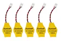 Eunicell 5 x CMOS BIOS Batterie CR2032 3V Lithium-Knopfzelle mit MOLEX-Stecker (2-Pin) – RTC Pufferbatterie inkl. Kabel 15cm Länge für PC Mainboard & Laptop | Behebt Uhrzeitfehler