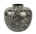Lambert Dekovase Vase Paomo Weiß Schwarz Kupfer (21cm)
