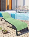 Laynenburg Liegenauflage Frottee Schonbezug aus 100% Baumwolle für Gartenliege, (1 St), Sonnenliege - Liegenbezug mit Umschlag für Standliege in 75x200 cm