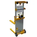 qteck Manuelle Minilifter Single 570mm Gabellänge 95-2500mm Hubhöhe mit 181kg Hubkraft