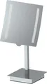 Primaster LED Stand-Kosmetikspiegel eckig Badspiegel Spiegel Kosmetikspiegel