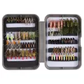 Bassdash Fliegenfischen Fliegen Set Forellenbarschangeln mit Fliegenbox, 36/64/72/76/80 / 96Stk. Mit Trockenfliegen/Nassfliegen, Nymphen, Streamers, Popper