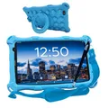 AngelTech Pro Max Tablet für Kinder – 8 Zoll HD – Android 14-4 + 3 GB RAM – 64 + 64 GB ROM – Octa 8 Core (blau)