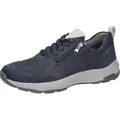 Waldläufer H-TOM Sneaker Schnürschuh, Komfortschuh in bequemer Schuhweite H (sehr weit) blau|grau 42,5 EU (8,5 UK)