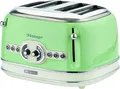 Ariete Vintage 4-Schlitz-Toaster grün