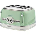 Ariete Vintage 4-Schlitz-Toaster 156, hellgrün