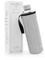 Trinkflasche aus Glas 1l  Glasflasche 500ml  750ml  1 liter mit Neoprenhülle ...