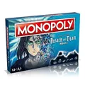 Winning Moves Monopoly Attack on Titan – Brettspiele für Erwachsene, Brettspiele für Kinder, Brettspiele für 2, 2 bis 6 Personen, ab 12 Jahren