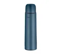 THERMOcafé by THERMOS TC BEVERAGE BOTTLE night blue mat 0,70l, Thermosflasche mit Becher aus Edelstahl, 12h heiß & 24h kalt, Auslaufsicher, für Schule, Unterwegs & Büro