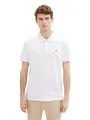 TOM TAILOR Herren Basic Piqué Poloshirt, 20000 - White, M