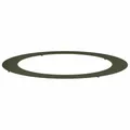 vidaXL geeignet für flachen Baumring Olivgrün Ø90 / 120 cm Stahl, Garten & Terrasse, moderner Baum-Schutz, wetterfestes Outdoor-Dekor, Landschaftsgestaltung, Zubehör für den Garten