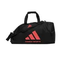 Adidas Unisex – Erwachsene 2in1 Bag Sporttasche, schwarz/rot, S