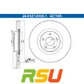 2x ATE Bremsscheibe 24.0127-0105.1 Höhe 50,5 mm Bremsscheibenart belüftet