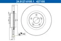 2x Bremsscheibe ATE 24.0127-0105.1 für FORD KUGA 3 DFK FOCUS 4 Turnier HP HN HM