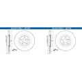 2x ATE 308,0mm BREMSSCHEIBEN VORNE passend für FORD FOCUS KUGA | 24.0127-0105.1