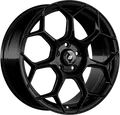 GMP Raceway nero corsa 7x17 ET45 - LK5/114.3 ML75 Alufelge schwarz