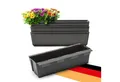 BigDean Blumenkasten Paletten-Einsatz zum Einhängen 37cm anthrazit Pflanzkasten Europalett (Set, 4 St., Kasteneinsätze), Pflanzkasten-, Blumenkasten- Einsatz Paletten.