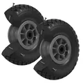 Sackkarrenrad pannensicher Ersatzrad 2x 260x85mm 3.00-4 PU Sackkarre Rad Ø 20mm