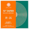SPINCARE 50x Double Schallplatten Hüllen | Für Meisten 1-2 Gatefold-LPs | Super Klar Und Wiederverschließbar