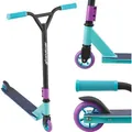 ArtSport Stunt Scooter Retro Purple - Trick Roller für Kinder & Jugendliche - 360° Lenker, 100 mm Alu Räder - Kinderroller Blau Lila Schwarz - Blau/Lila