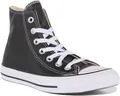 CONVERSE 132169 CT Wie Hoch Top Leder Unisex Trainer IN Weiß Größe EU 36-46