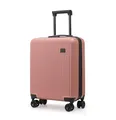 CabinFly Cruisair 55 x 40 x 20 cm Ryanair Handgepäck Koffer Trolley Reisekoffer Wizzair Lufthansa SAS British Airways Lot (Roségold, 55x40x20cm)