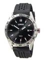 Lorus Herren-Uhr Quarz Edelstahl mit Silikonband RH965NX9