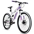 Bergsteiger Kodiak 26 Zoll, 29 Zoll Mountainbike, Scheibenbremse, 21 Gang-Schaltung, Vollfederung, Fully MTB für Jungen, Mädchen, Damen & Herren