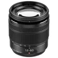 Panasonic H-FS12060E LUMIX G Vario 12-60 mm F3.5-5.6 ASPH. Objektiv (5x Zoom, Power O.I.S. Bildstabilisator, Staub-/ Spritzwasserschutz) schwarz