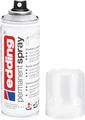 edding 5200 Permanent Spray Klarlack – Seidenmatt – Acrylqualität für Ein seidenmattes Finish – Erhöht die Kratz-, Stoß- und Schlagkräftigkeit der Lackierung – Inhalt: 200 ml