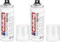 edding Klarlackspray Permanent Spray 5200 | seidenmatt | schnelltrocknend | wetterfest | 200 ml | Klarlack