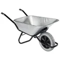 Haemmerlin Schubkarre "Clipso", aluminium, 120 l - silberfarben