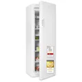 Exquisit Gefrierschrank | 194 l Nutzinhalt, Energieklasse E, 41 dB(A) | NoFrost, Schnellgefrieren, elektronische Temperaturregelung, digitale Anzeige, Türalarm, hohe Bauform | GS4271-NF-H-010E weiss