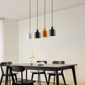 Pendelleuchte Lindby, Tirane, dimmbar, Multicolor, für Wohnzimmer, Metall, Modern - 94 - 16 - 13